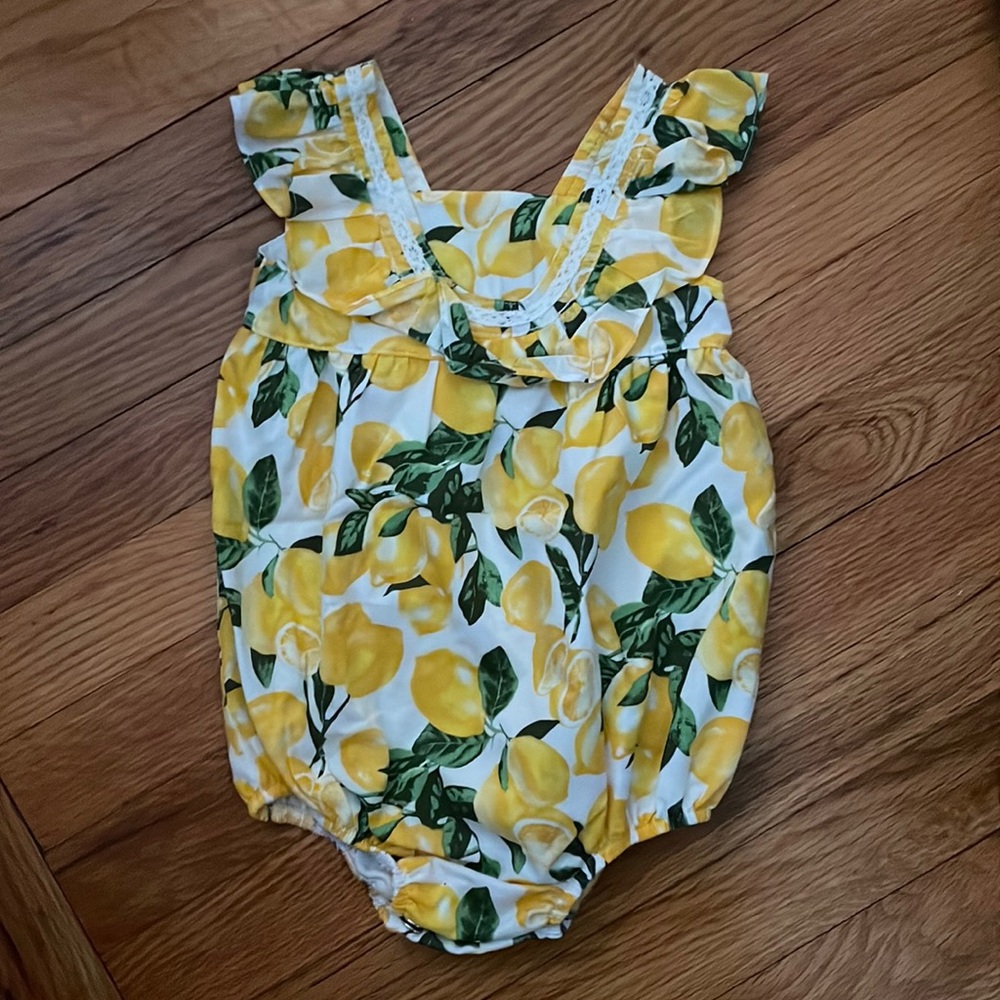 Cynthia Rowley Lemon Onesie size 18mos